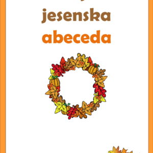 Moja jesenska abeceda workbook